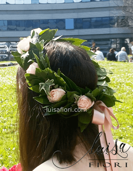 Coroncina di alloro ordinabile solo in negozio